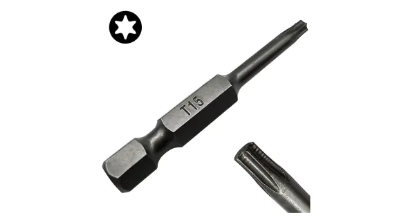 BIT KOŃCÓWKA DO WKRĘTAREK TX 15 50mm GWIAZDKOWY TORX TORSION COBIT 1szt