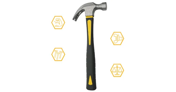 MŁOTEK CIESIELSKI DEKARSKI STALOWY 740g FIBERGLASS JOUANEL                                                        MACMF