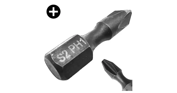 BIT KOŃCÓWKA UDAROWA PH 1 25mm KRZYŻOWY PHILLIPS TORSION IMPACT COBIT 1szt