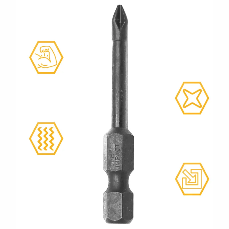 BIT KOŃCÓWKA UDAROWA PH 1 50mm KRZYŻOWY PHILLIPS TORSION IMPACT COBIT 1szt