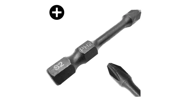 BIT KOŃCÓWKA UDAROWA PH 2 50mm KRZYŻOWY PHILLIPS TORSION IMPACT COBIT 1szt
