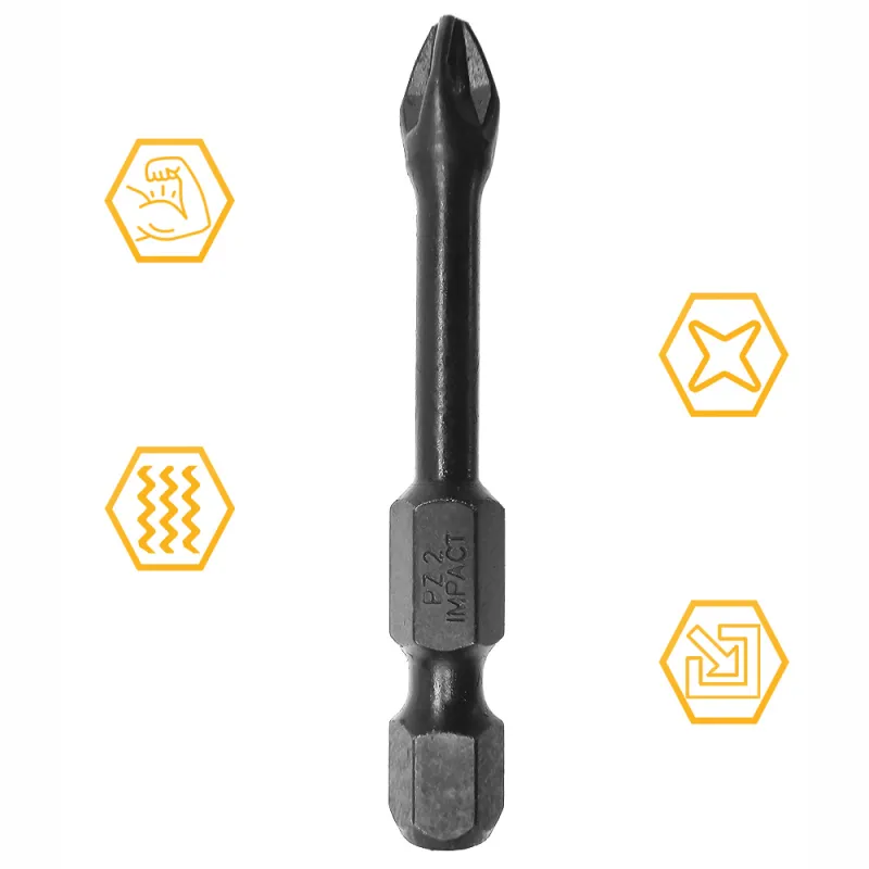 BIT KOŃCÓWKA UDAROWA PZ 2 50mm KRZYŻOWY POZIDRIV TORSION IMPACT COBIT 1szt