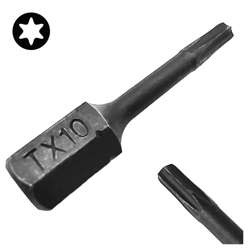 BIT KOŃCÓWKA UDAROWA TX 10 30mm GWIAZDKOWY TORX TORSION IMPACT COBIT 1szt