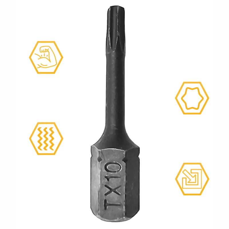 BIT KOŃCÓWKA UDAROWA TX 10 30mm GWIAZDKOWY TORX TORSION IMPACT COBIT 1szt