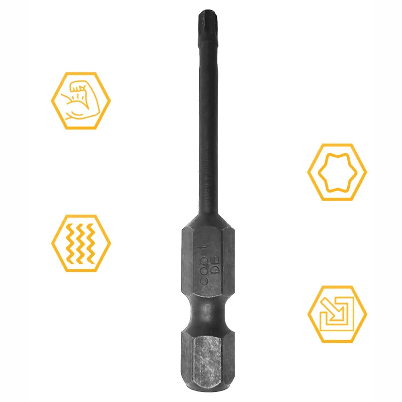 BIT KOŃCÓWKA UDAROWA TX 10 50mm GWIAZDKOWY TORX TORSION IMPACT COBIT 1szt