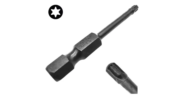 BIT KOŃCÓWKA UDAROWA TX 15 50mm GWIAZDKOWY TORX TORSION IMPACT COBIT 1szt