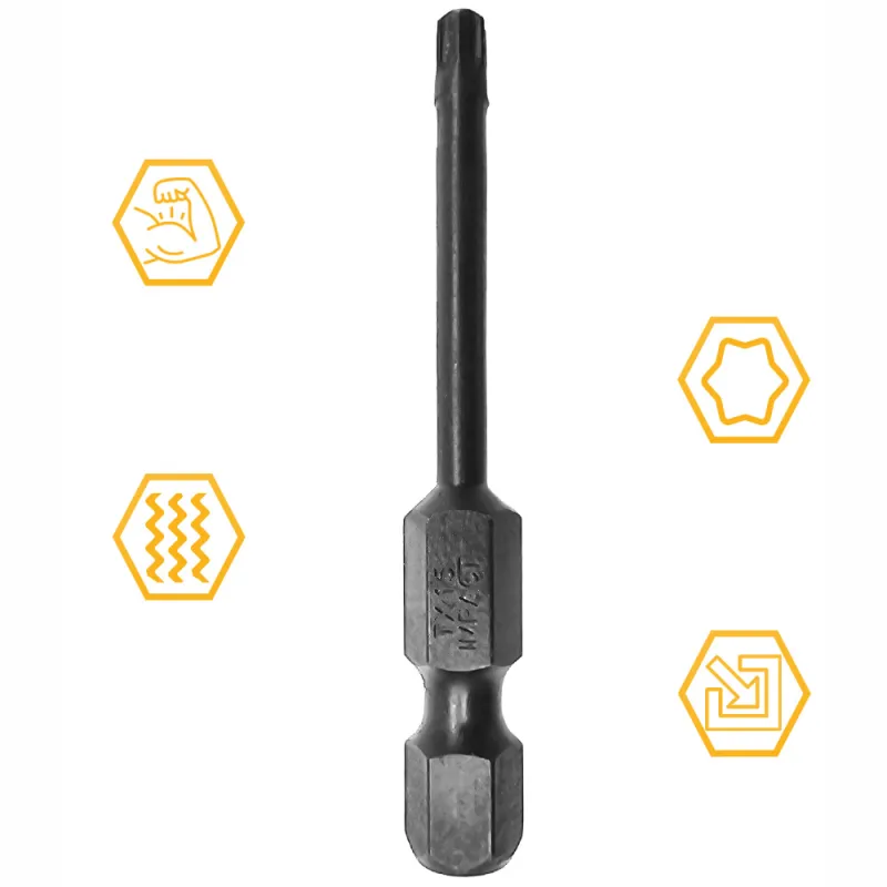 BIT KOŃCÓWKA UDAROWA TX 15 50mm GWIAZDKOWY TORX TORSION IMPACT COBIT 1szt