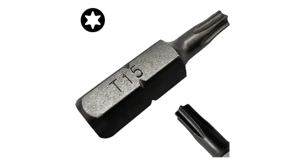 BIT KOŃCÓWKA DO WKRĘTAREK TX 15 25mm GWIAZDKOWY TORX COBIT 1szt