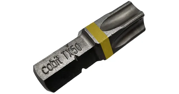 BIT KOŃCÓWKA DO WKRĘTAREK TX 50 25mm GWIAZDKOWY TORX COBIT 1szt