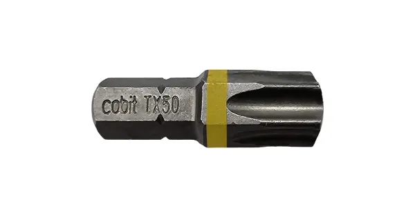 BIT KOŃCÓWKA DO WKRĘTAREK TX 50 25mm GWIAZDKOWY TORX COBIT 1szt