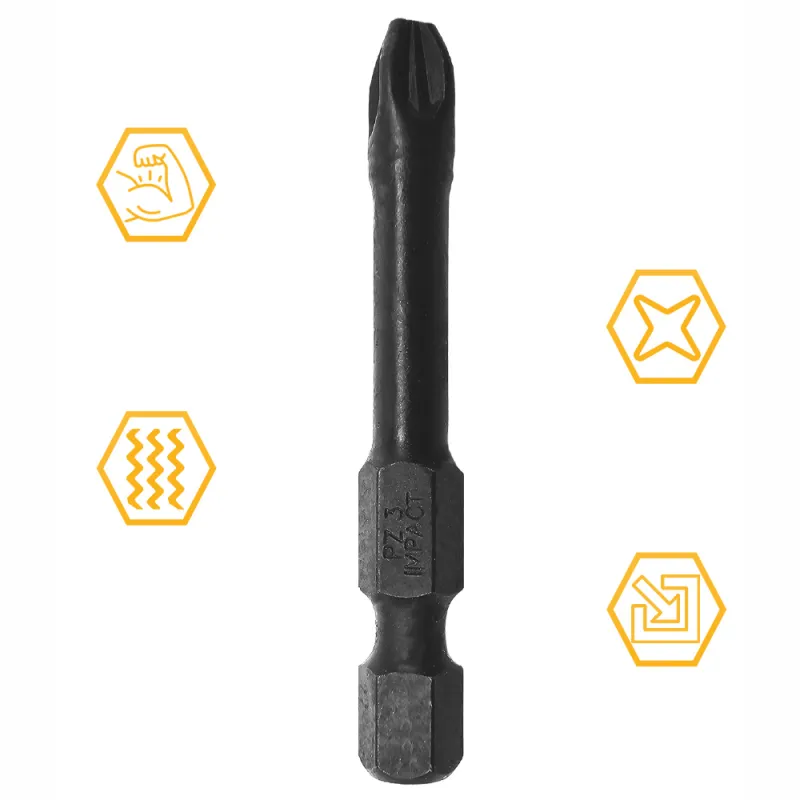 BIT KOŃCÓWKA UDAROWA PZ 3 50mm KRZYŻOWY POZIDRIV TORSION IMPACT COBIT 1szt