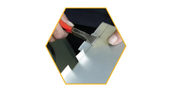 SZCZYPCE PROSTE CĘGI DEKARSKIE DO BLACHY PICCOLO 22mm JOUANEL