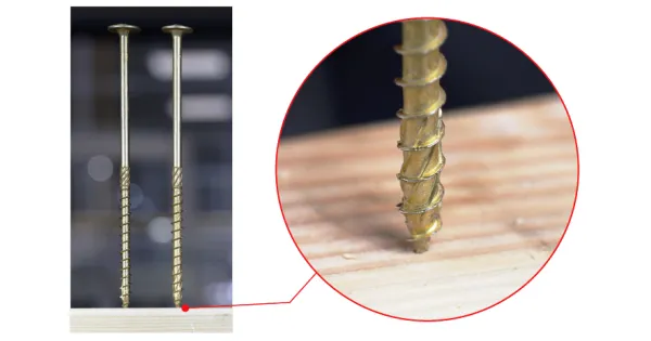 WKRĘTY CIESIELSKIE DO DREWNA 10x340 STOŻKOWE TORX 25 szt KLIMAS WKCS-10340