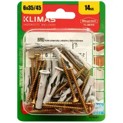 KOŁKI UNIWERSALNE 6x45 Z...