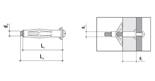 KOŁKI STALOWE MOLLY 5x71 BLISTER 3szt KLIMAS BMOL-05071
