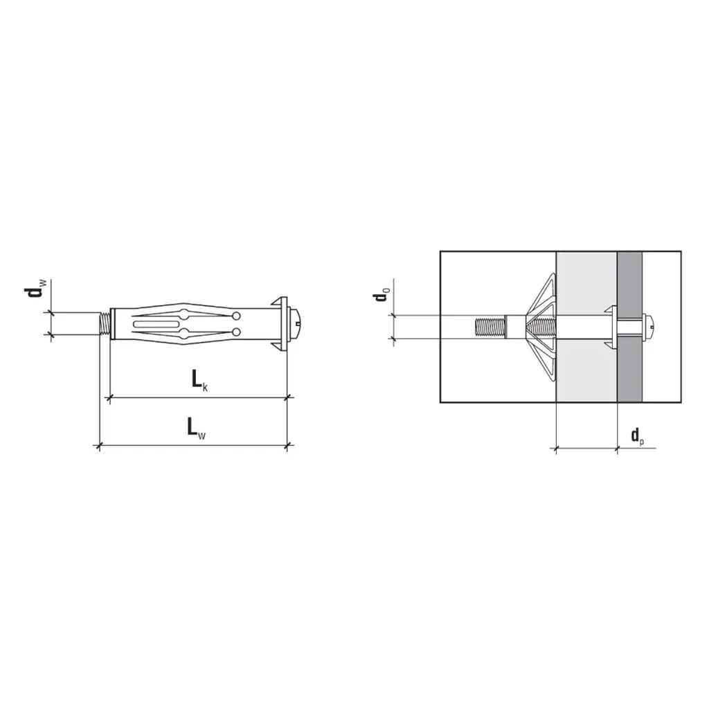 KOŁKI STALOWE MOLLY 5x71 BLISTER 3szt KLIMAS BMOL-05071